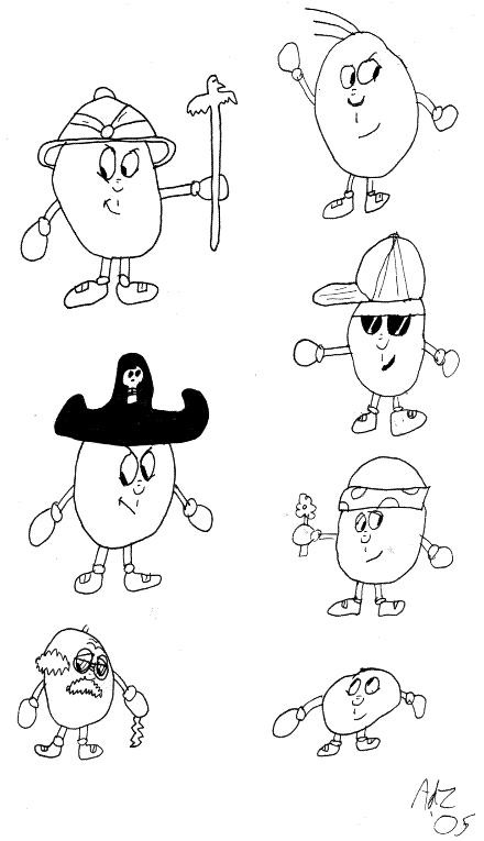 Adam Markey - Yolkfolk Characters