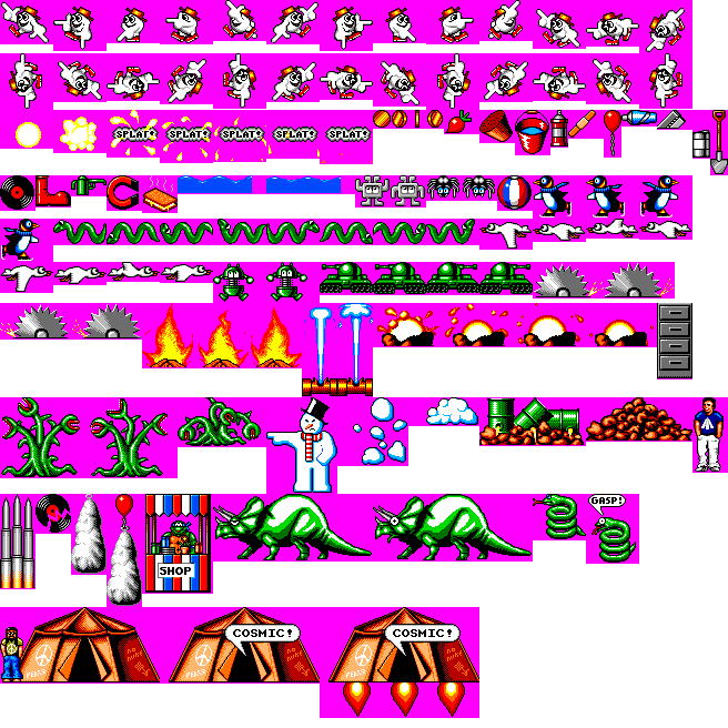 Giddy1 Sprites