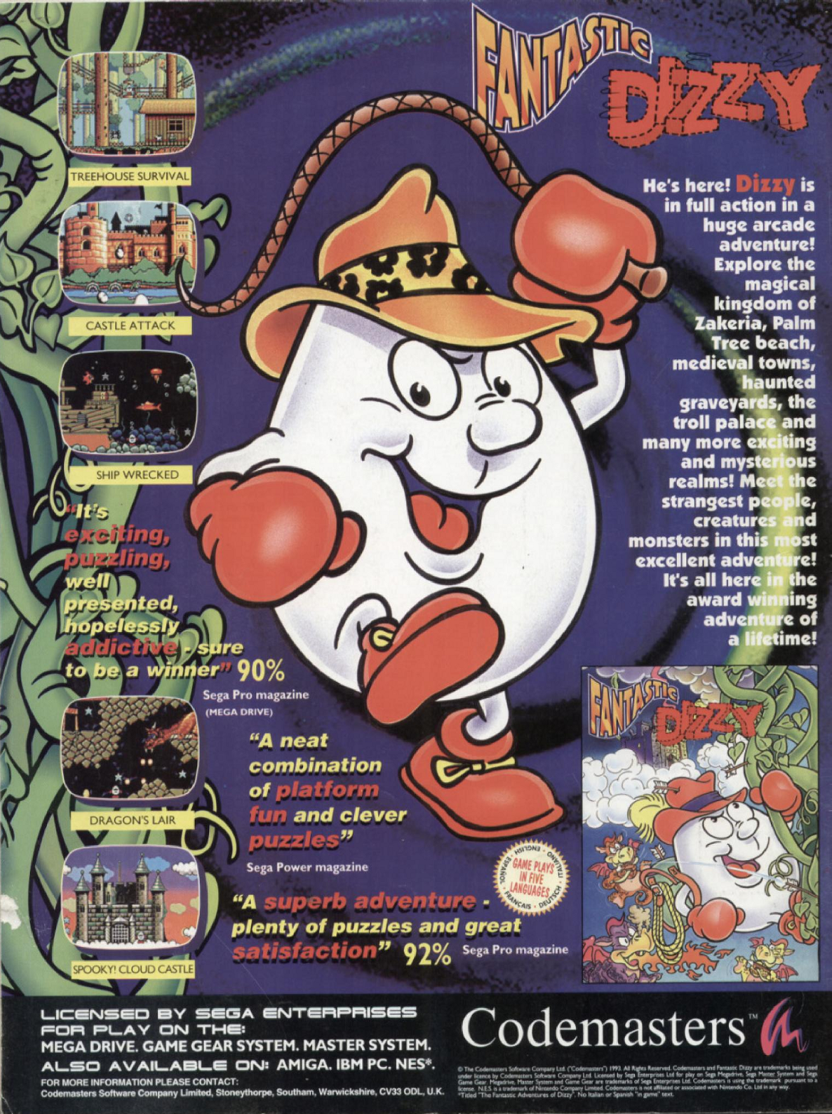 Fantastic Dizzy - Magazine Advert #2