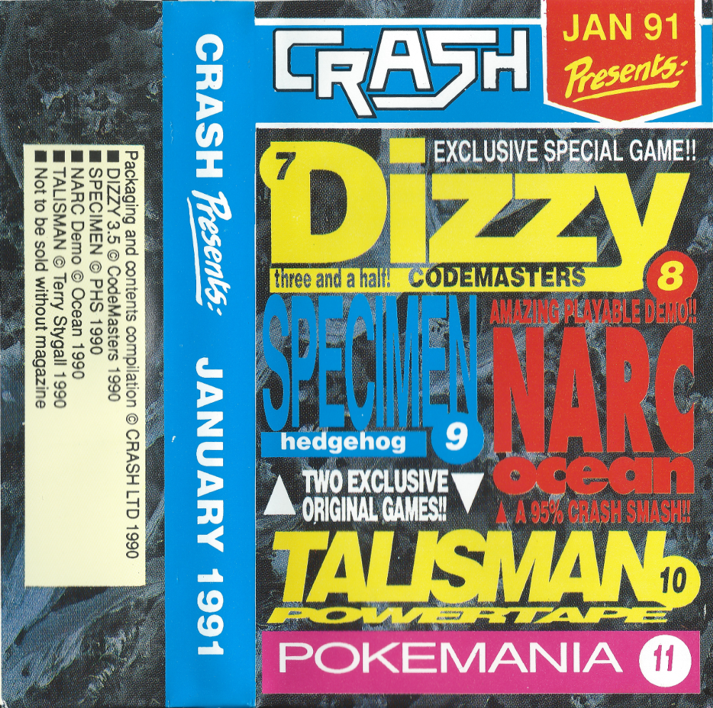 Crash (Jan 1991) - Front