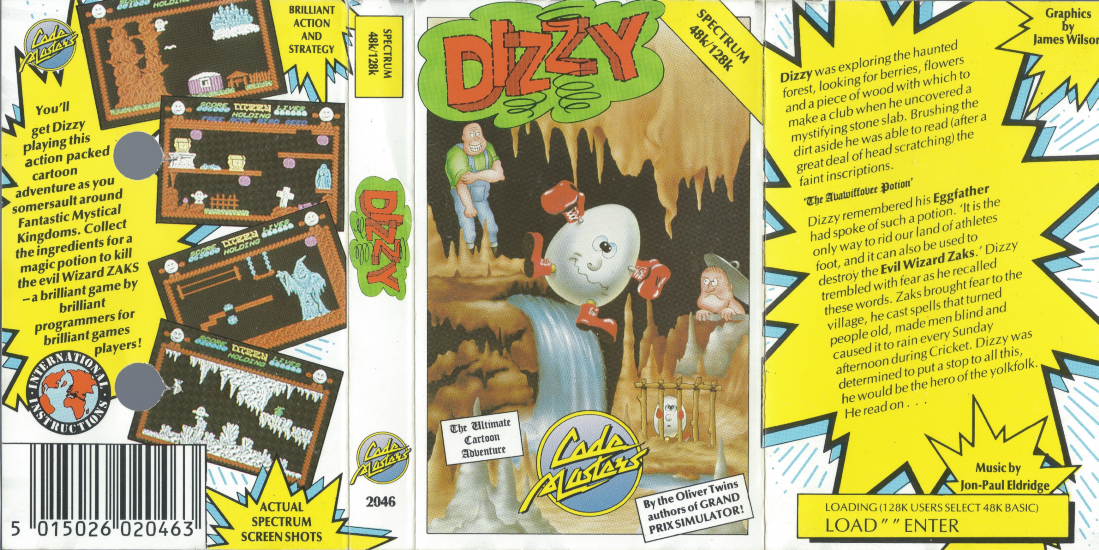 Dizzy TUCA - Spectrum Front