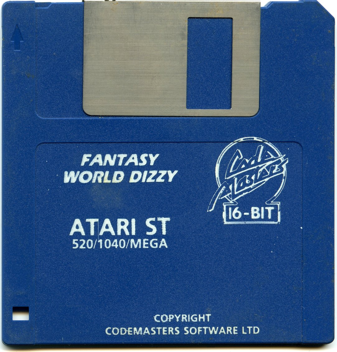 Fantasy World Dizzy - Atari ST Disk