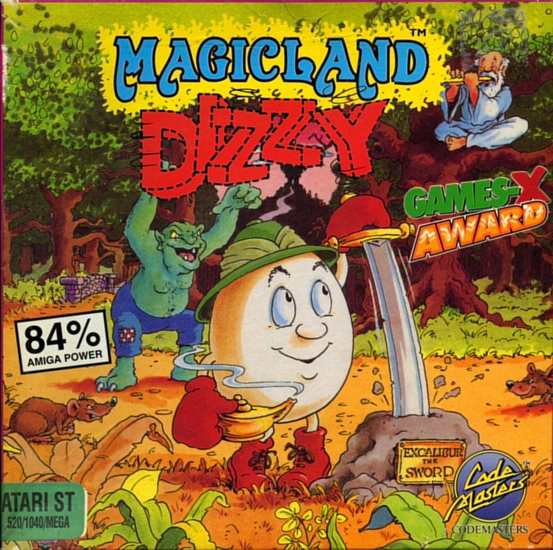Magicland Dizzy - Atari ST Front