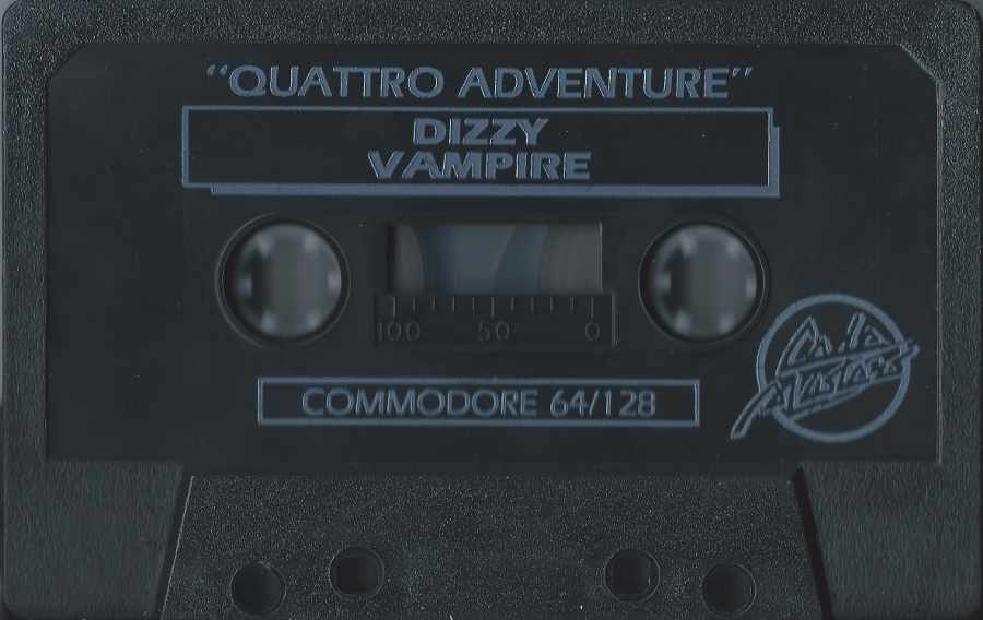 Quattro Adventure - C64 Tape Front