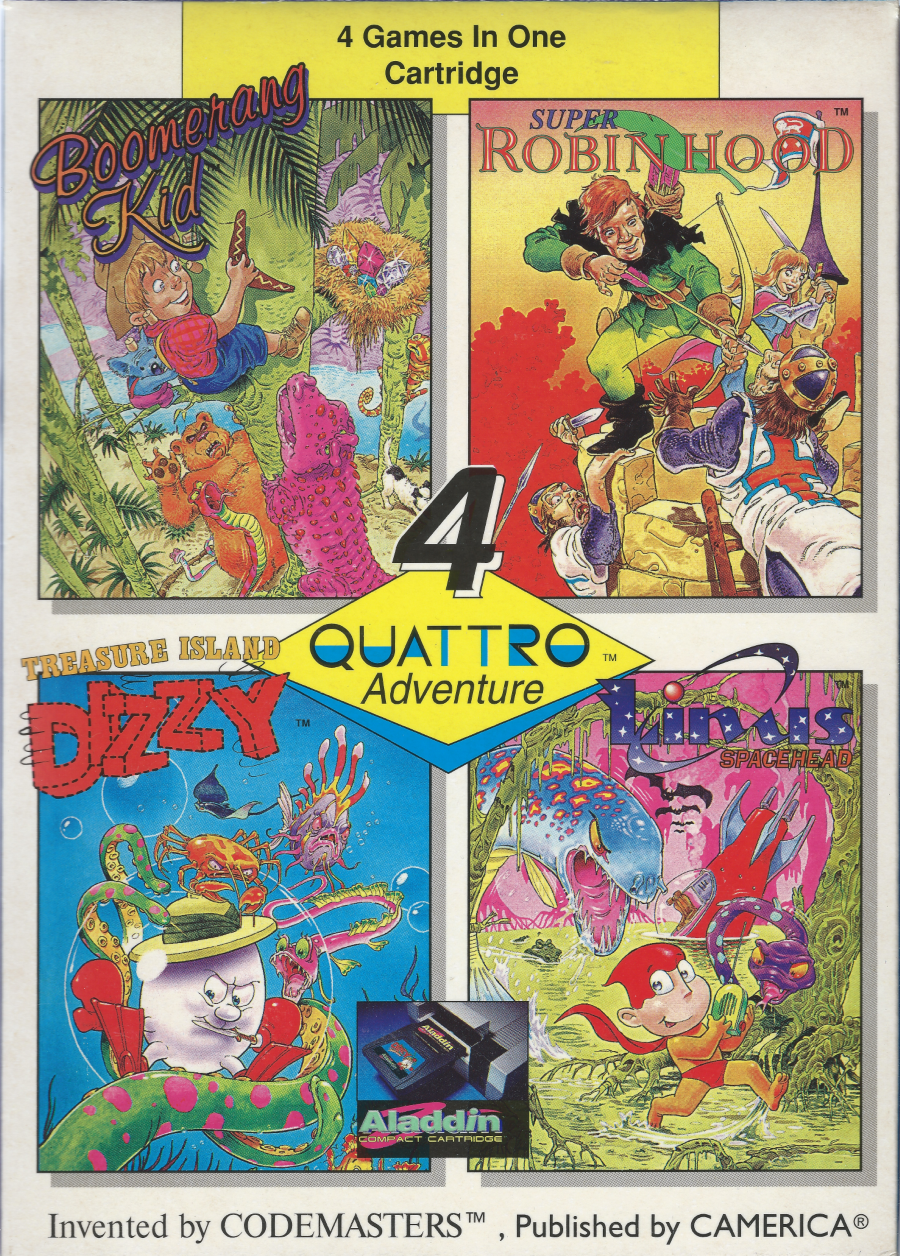 Quattro Adventure - NES Aladdin Front
