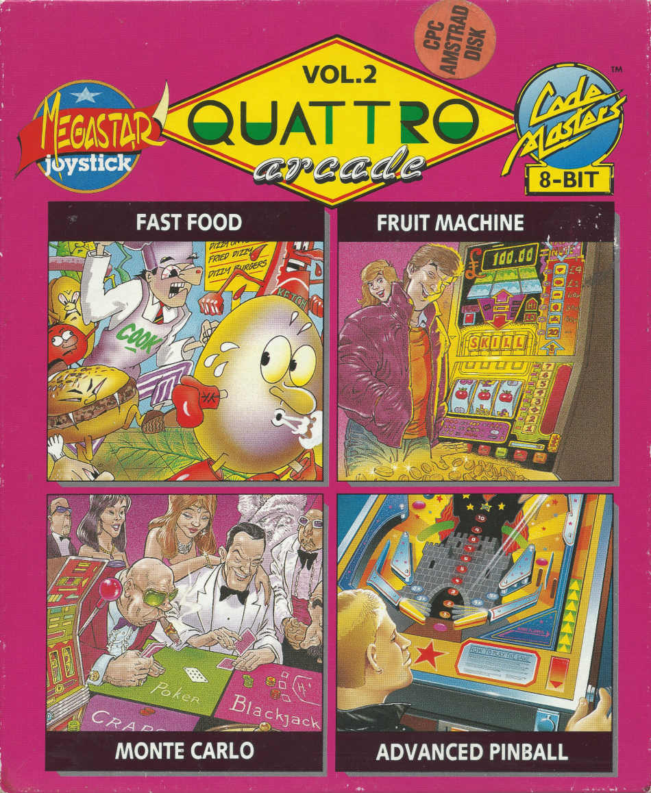Quattro Arcade - Amstrad Disk Front