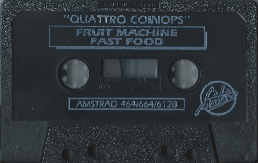 Quattro Coin Ops - Amstrad Tape Back