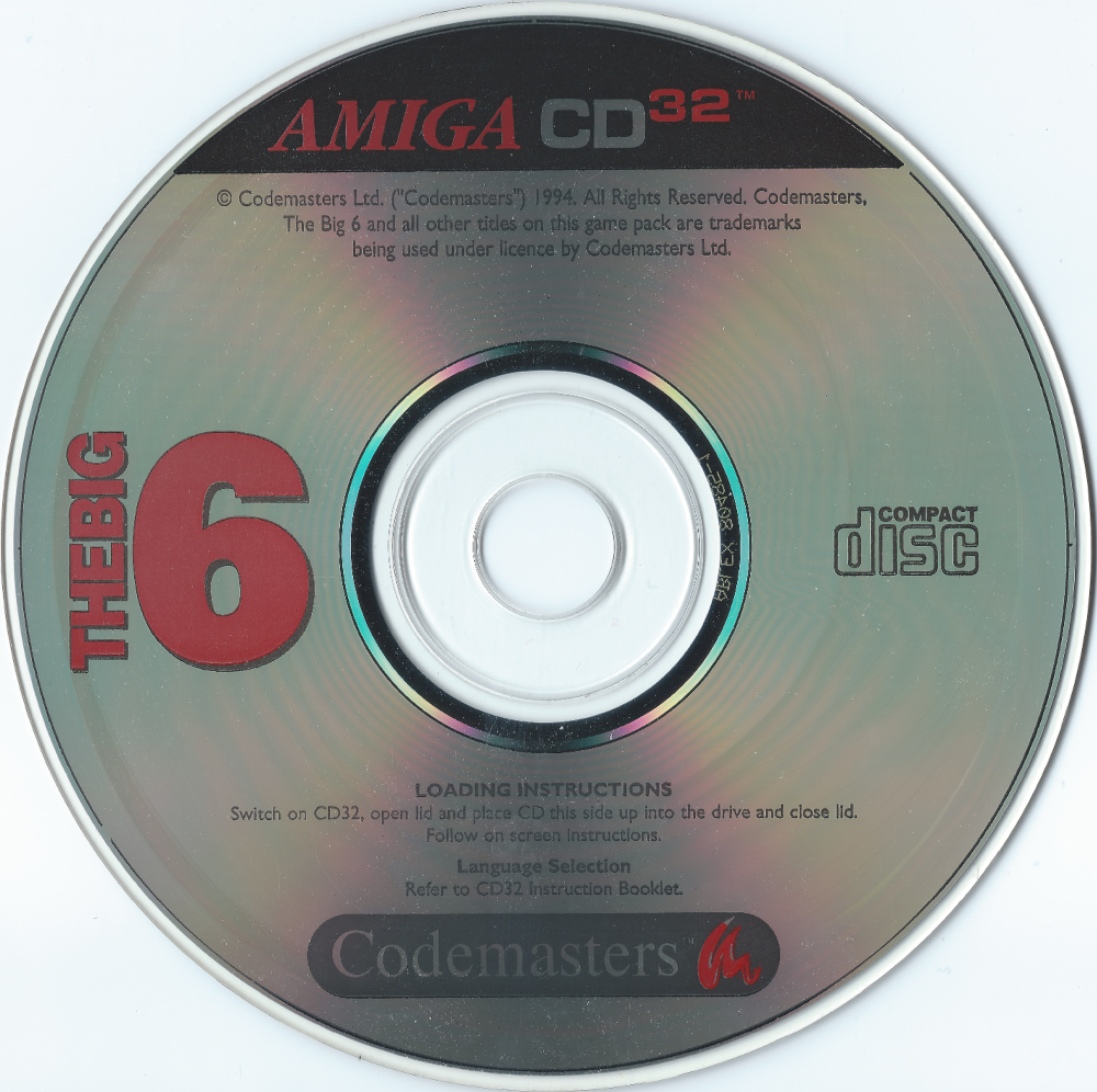 The Big 6 - Amiga CD32 Disk