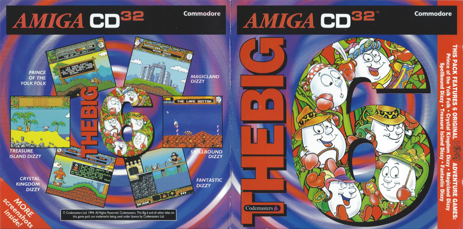 The Big 6 - Amiga CD32 Front 1