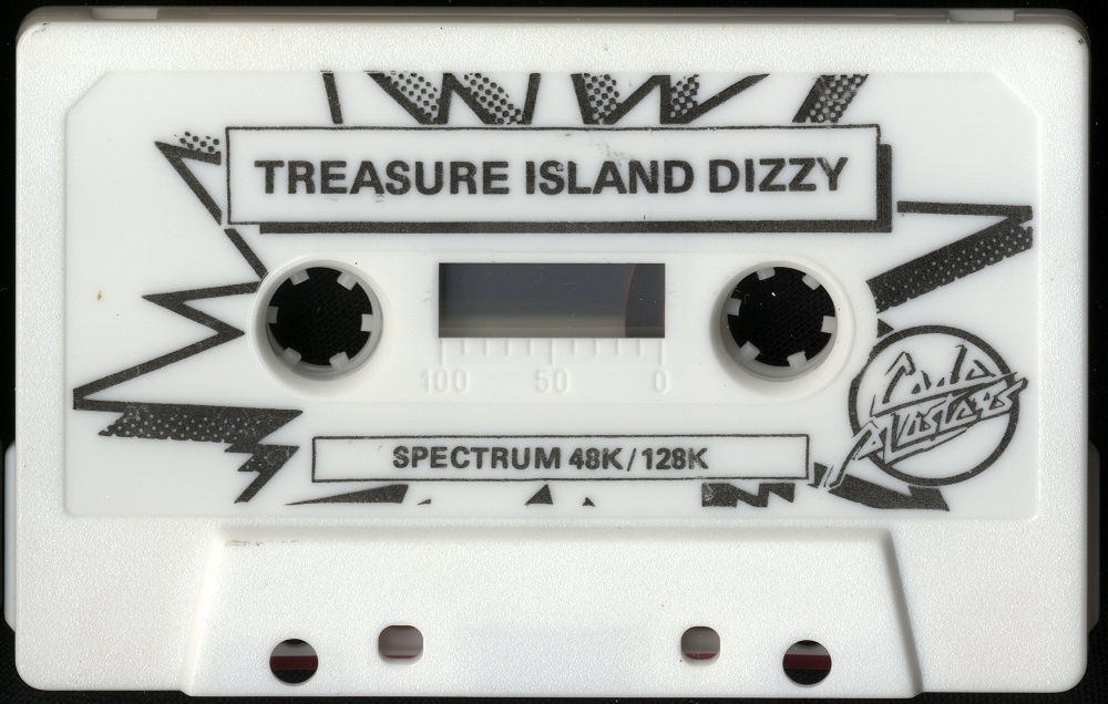 Treasure Island Dizzy - Spectrum White Tape