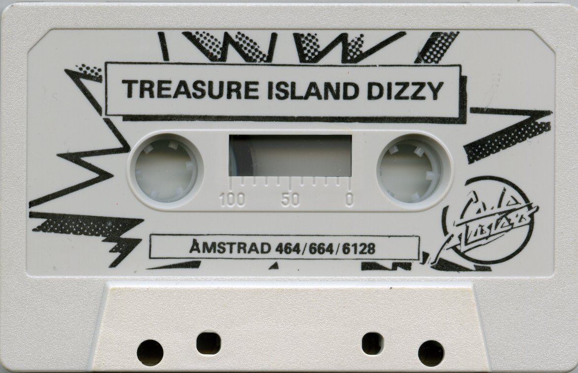Treasure Island Dizzy - Amstrad White Tape