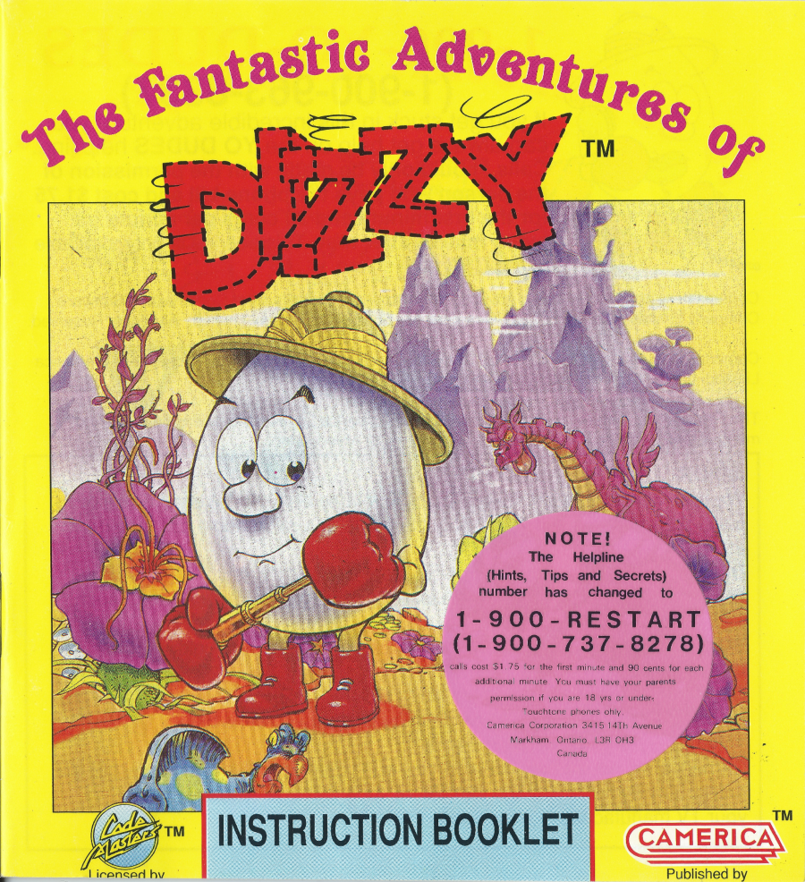 FantasticAdventuresOfDizzy_NES_Manual-Front