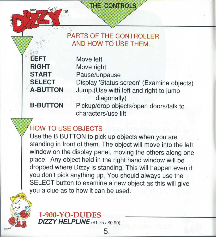 FantasticAdventuresOfDizzy_NES_Manual-Page05