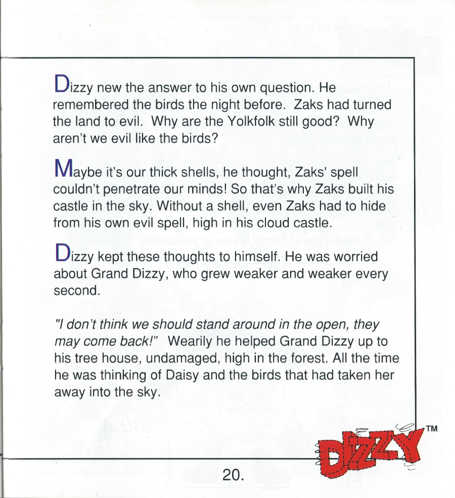 FantasticAdventuresOfDizzy_NES_Manual-Page20