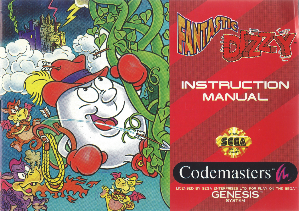 FantasticDizzy_Genesis_ManualFront