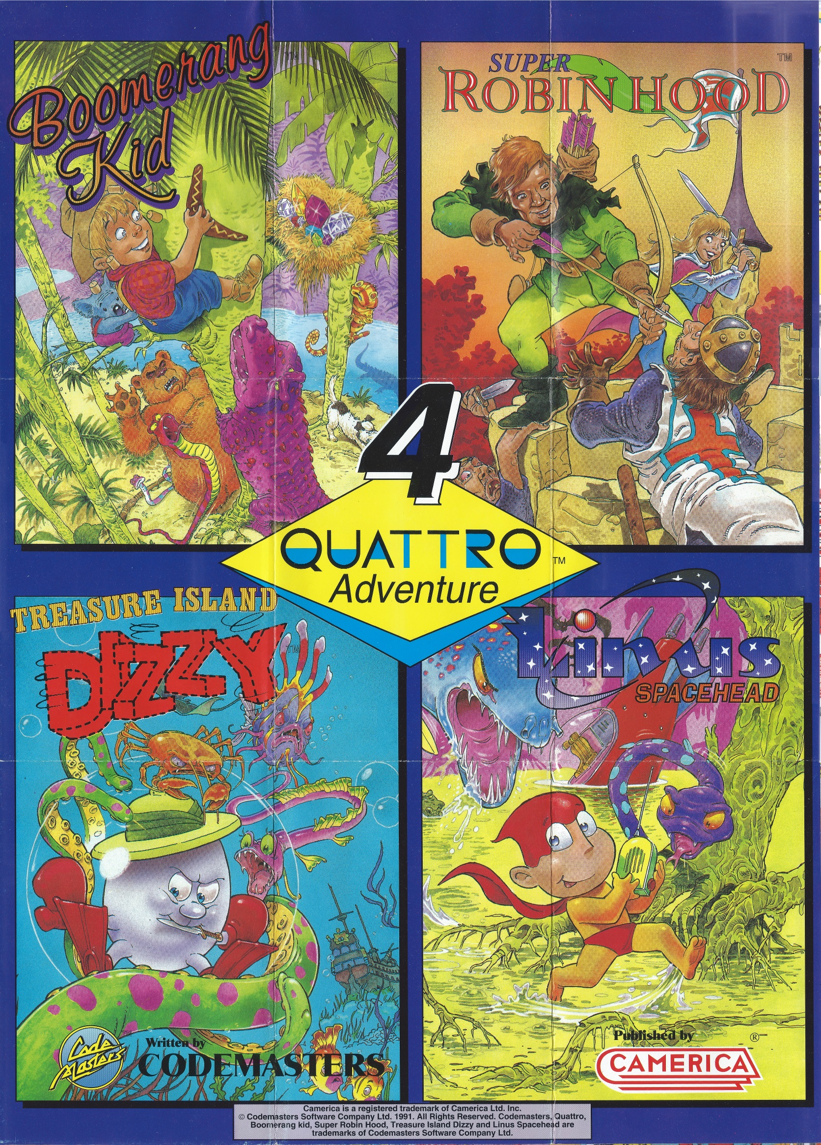 Poster: Quattro Adventure (NES)