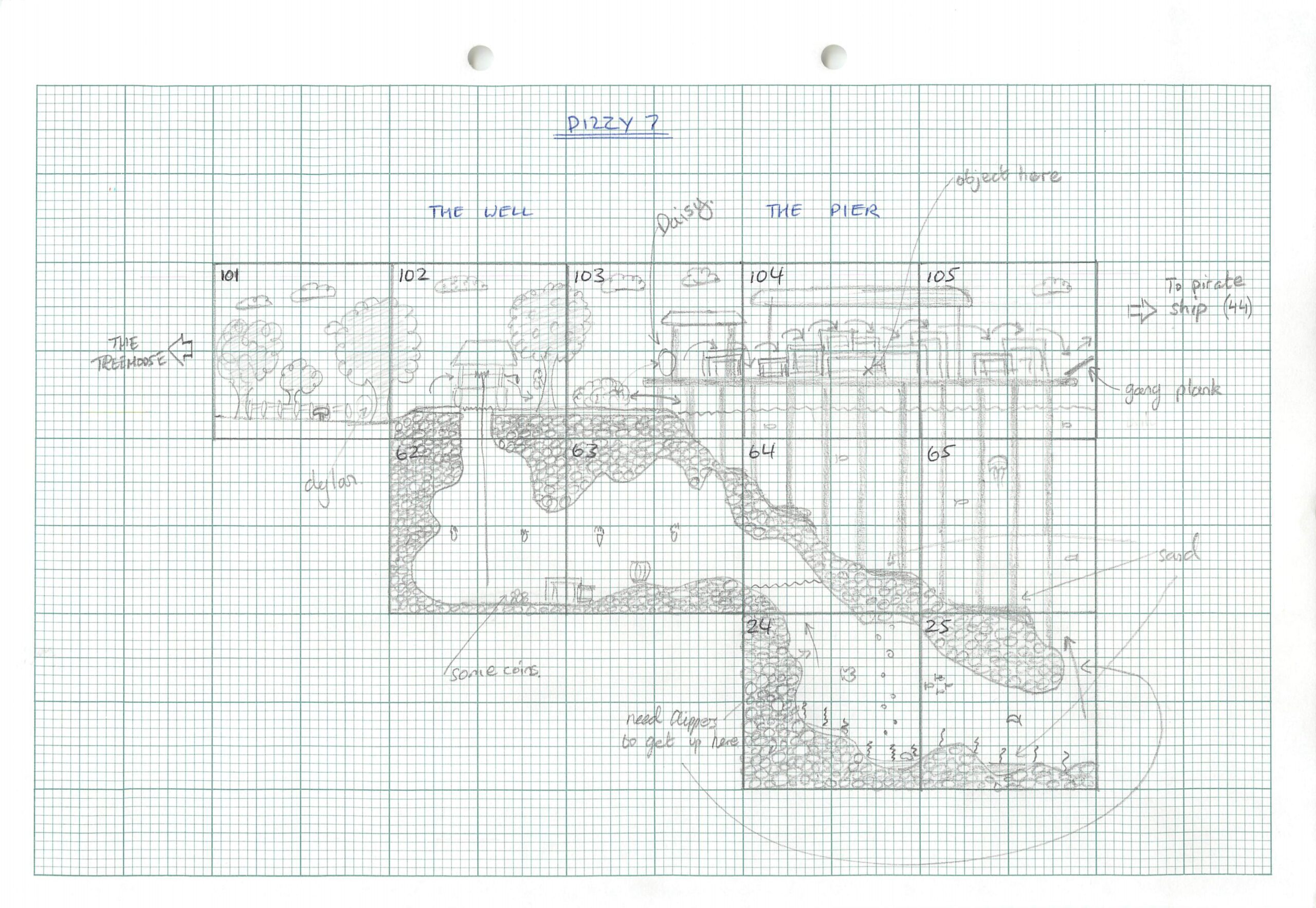 Crystal Kingdom Dizzy - Early Map Design #1