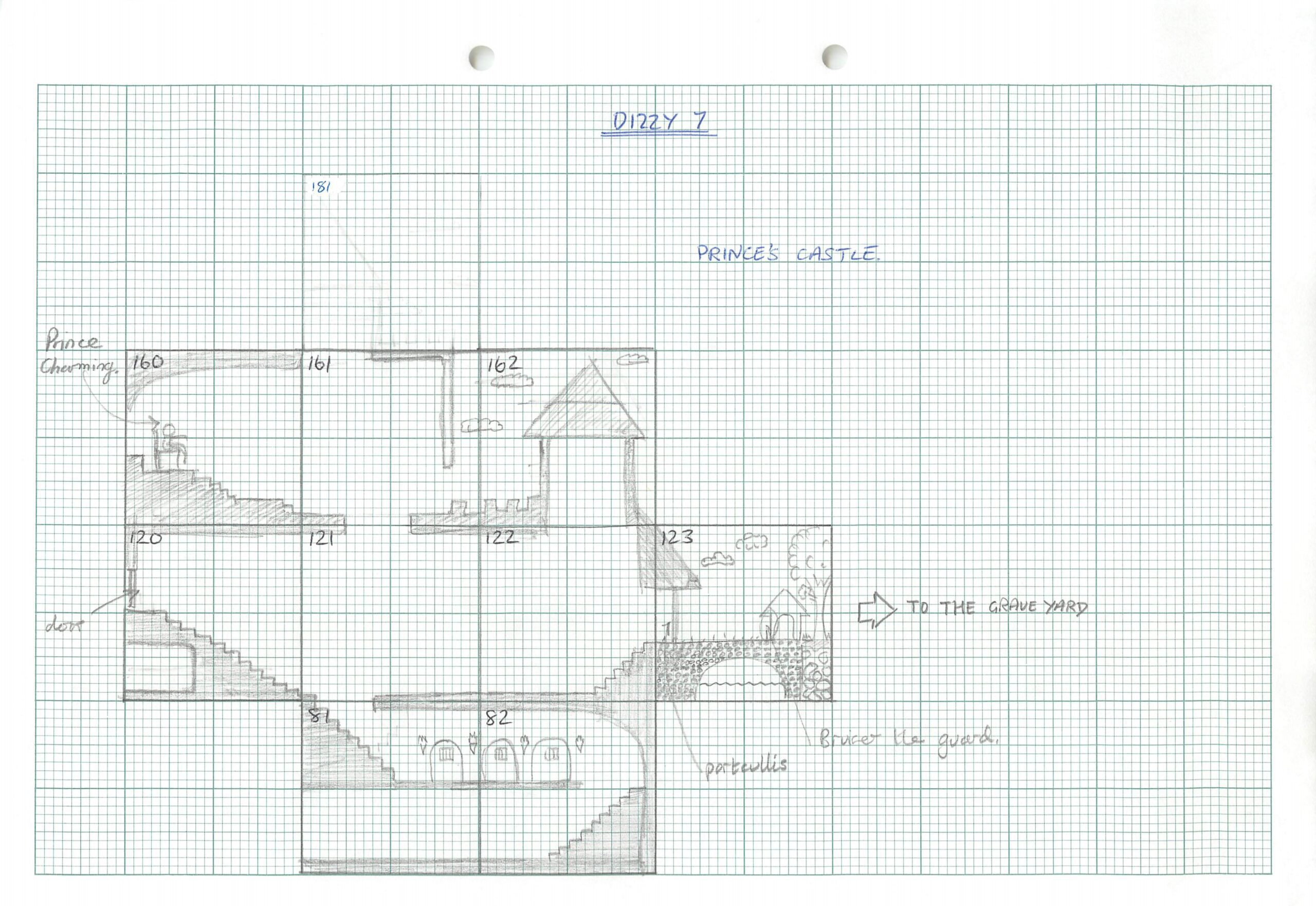 Crystal Kingdom Dizzy - Early Map Design #4