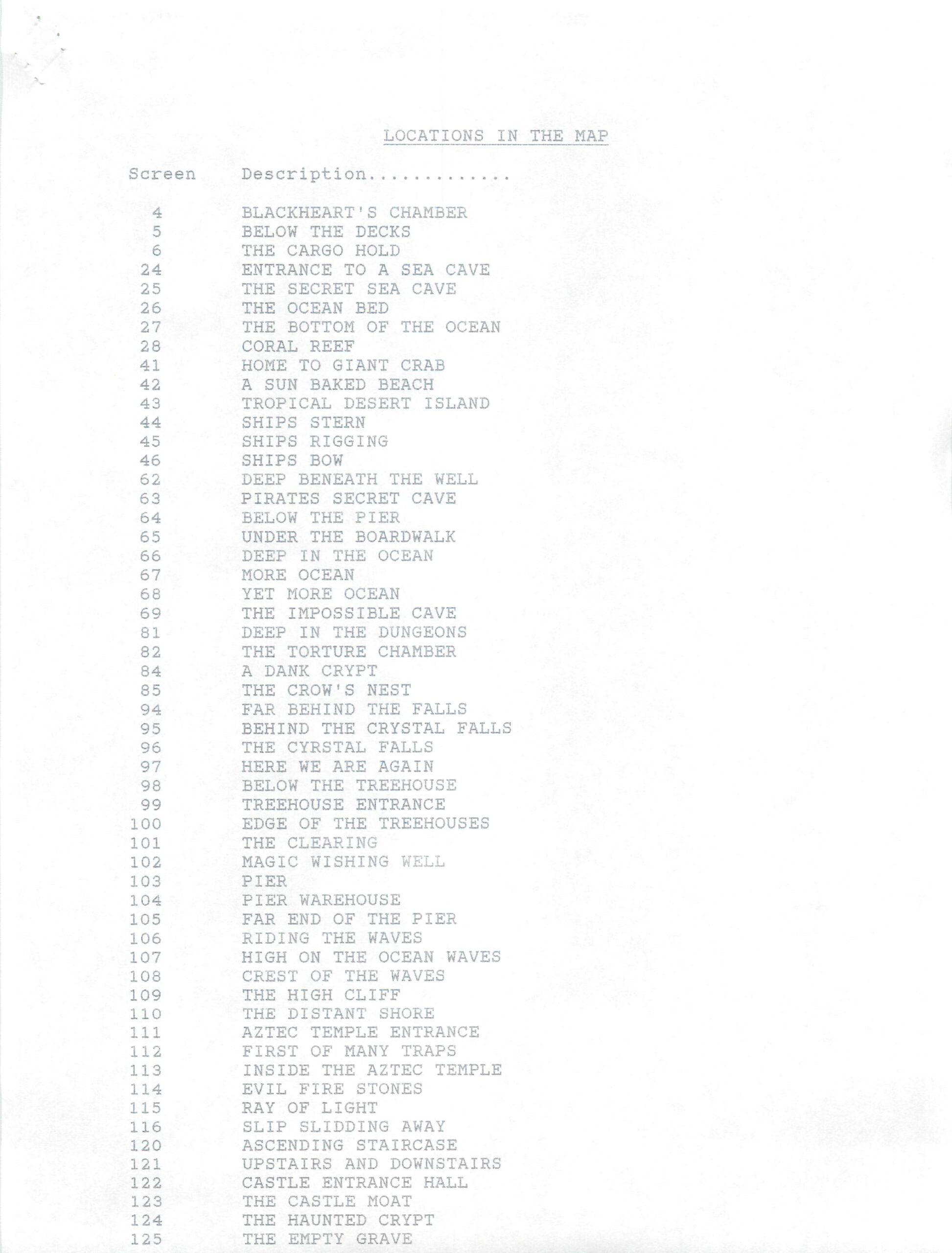 Crystal Kingdom Dizzy - Early Room Locations #1