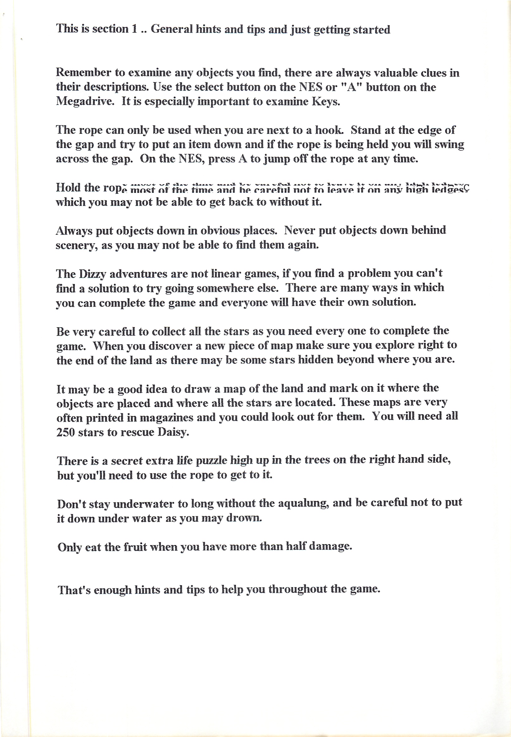 Fantastic Dizzy - Helpline Transcript #2