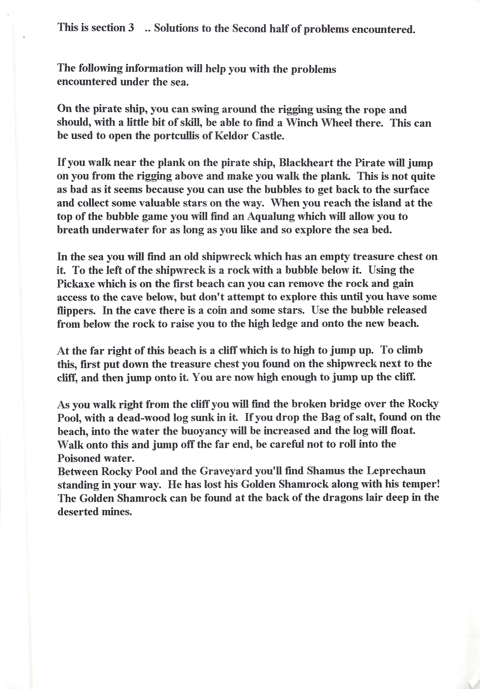 Fantastic Dizzy - Helpline Transcript #7