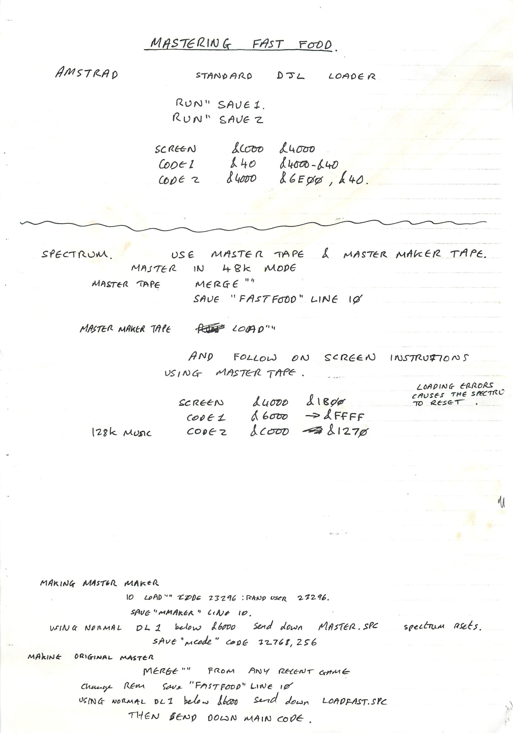 Fast Food - Mastering