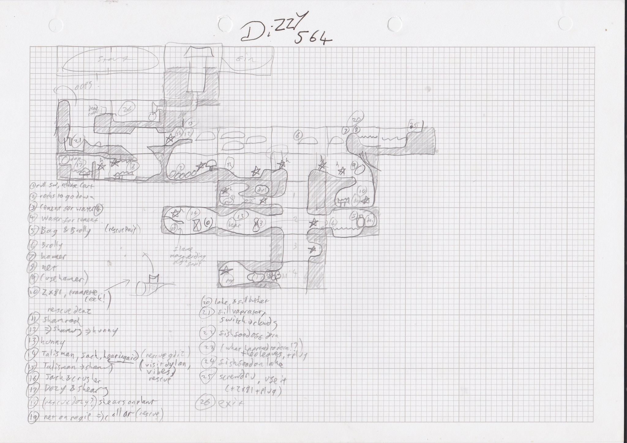 Spellbound Dizzy Lite - DrawnMap