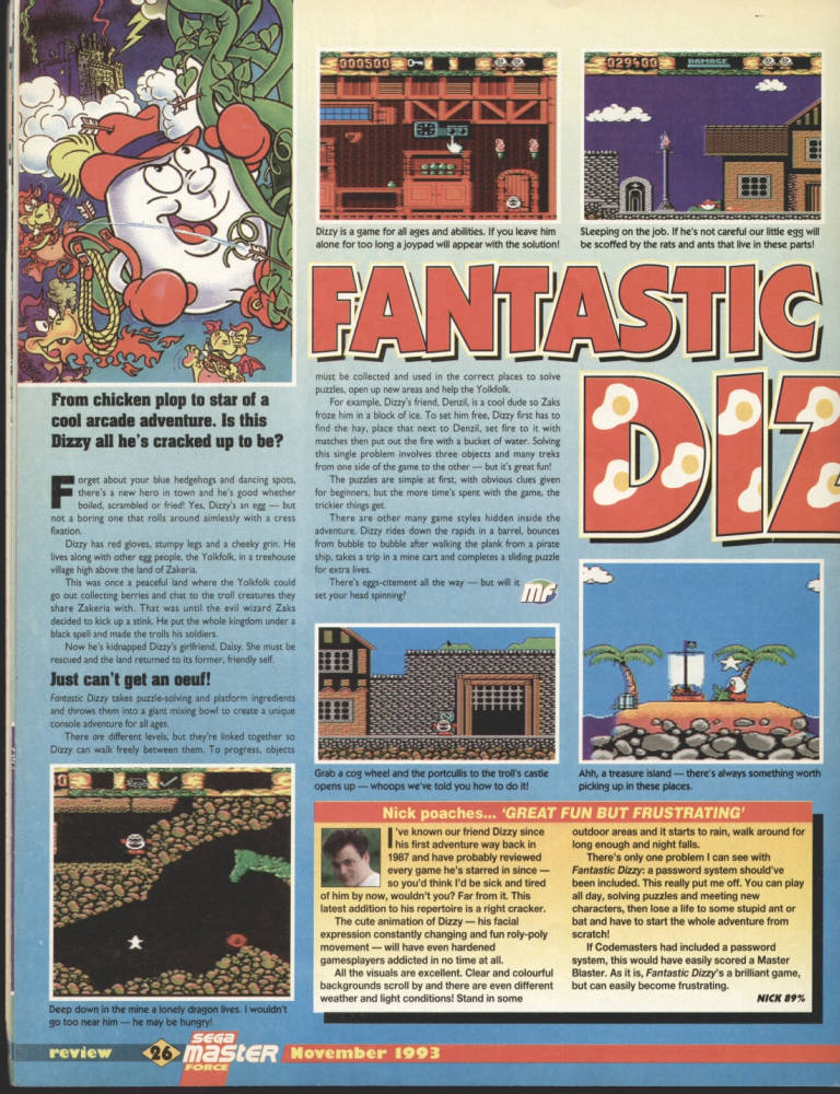 Sega Master Force # 5 - Nov 1993 #1