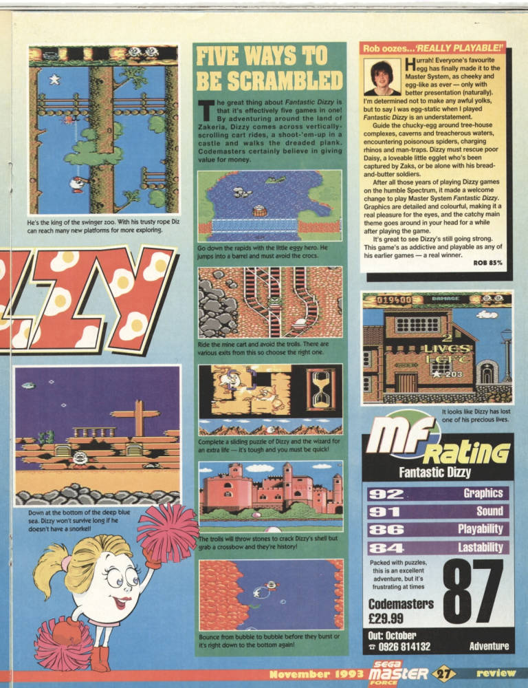 Sega Master Force #5 - Nov 1993 #2