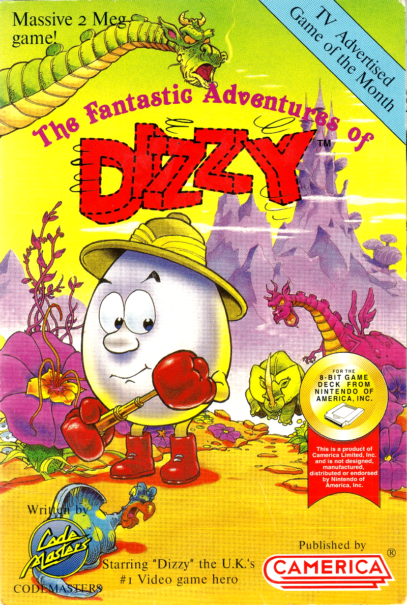 FantasticAdventuresOfDizzyPostcardFront